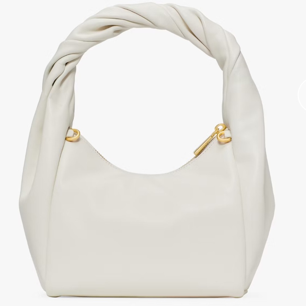 Kate Spade New York Twirl top-handle bag in nappa leather and white. - Picture 9 of 12